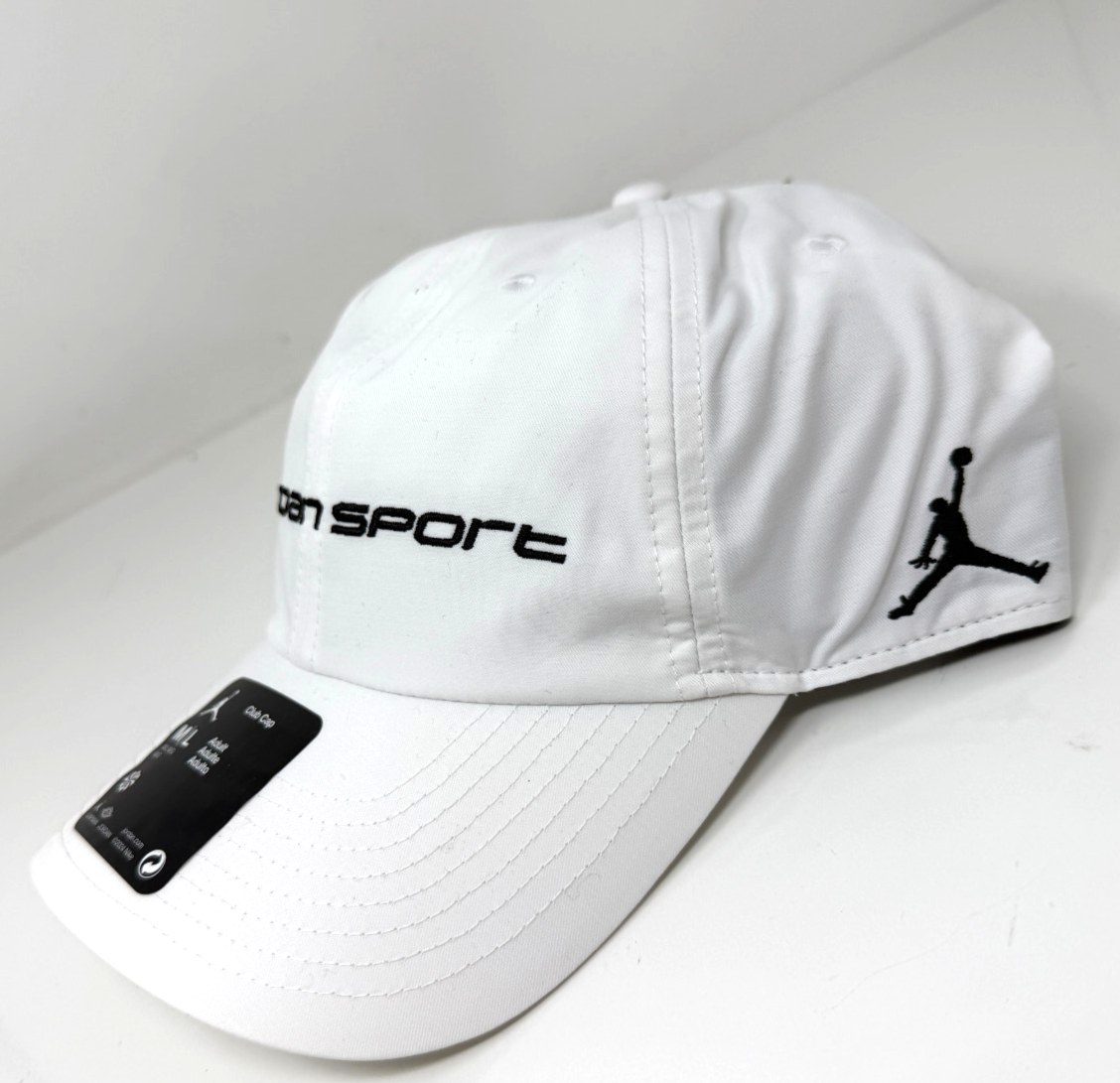 Air Jordan Sport Club Cap White Jumpman Size M/L Hat FZ2020 100