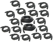 DJ Pro Lighting 16 15 Foot 2 50 Foot 3 Pin Male to Female Light DMX Cable
