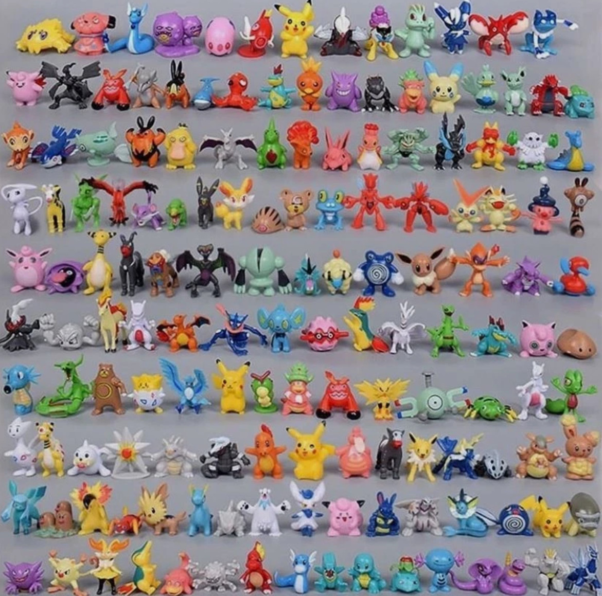 Pokemon Mini Figure Toys Pikachu Action Figures Kids Gift Birthday Party Favors