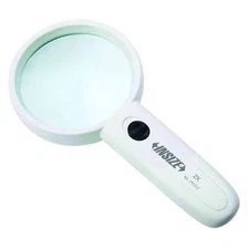 Insize 7513-2 Illuminated Magnifier, 2X Power
