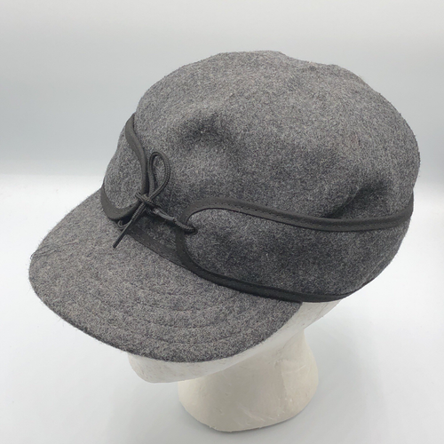Stormy Kromer 1903 Gray Wool Blend Gore-Tex Gray Ear Flap Cap Size 7 Hat - Picture 1 of 11