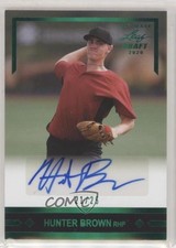 2020 Leaf Ultimate Draft Emerald Spectrum 21/25 Hunter Brown #GLR-HB1 Auto 0cx3