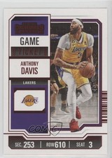 2023-24 Panini Contenders Red Game Ticket Anthony Davis #12 11es