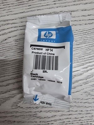 HP 94 C8765W Black Printer Ink Cartridge Genuine OEM - No Expiration Date 