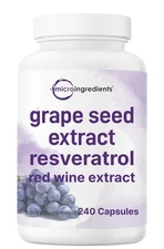 Grape Seed Extract 36,000mg Equivalent, 240 Capsules | Antioxidant Blend with Re