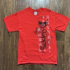 y2k vintage Buckcherry Crazy Bit*h Red R Shirt Size M