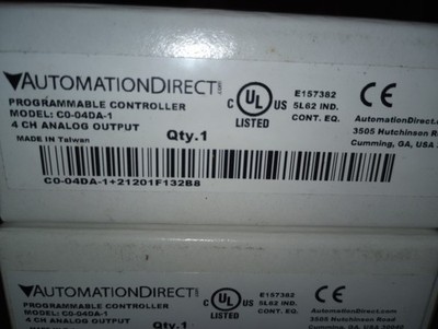 NEW SEALED Automation Direct C0-04DA-1 Output Module 24VDC 
