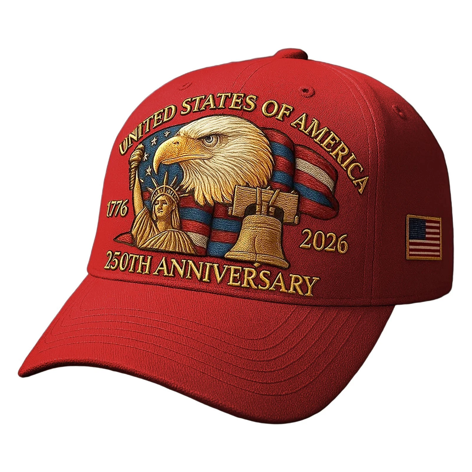 U.S. 250th Anniversary Dad Hat – American Eagle Streetwear Baseball Cap