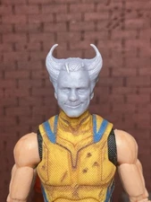 Jim Carrey Wolverine Head Sculpt for Action Figures 1/12 Unpainted MCU