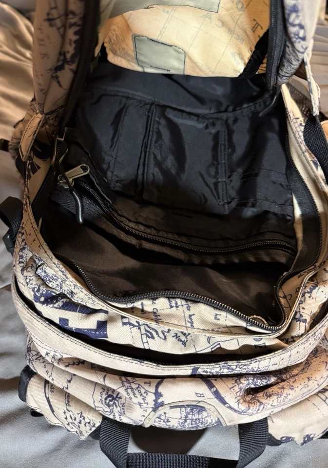 MOCHILA EXTREMADAMENTE RARA DS SS12 SUPREME X THE NORTH FACE HOTSHOT OG TNF BEIGE Foto 4 de 4