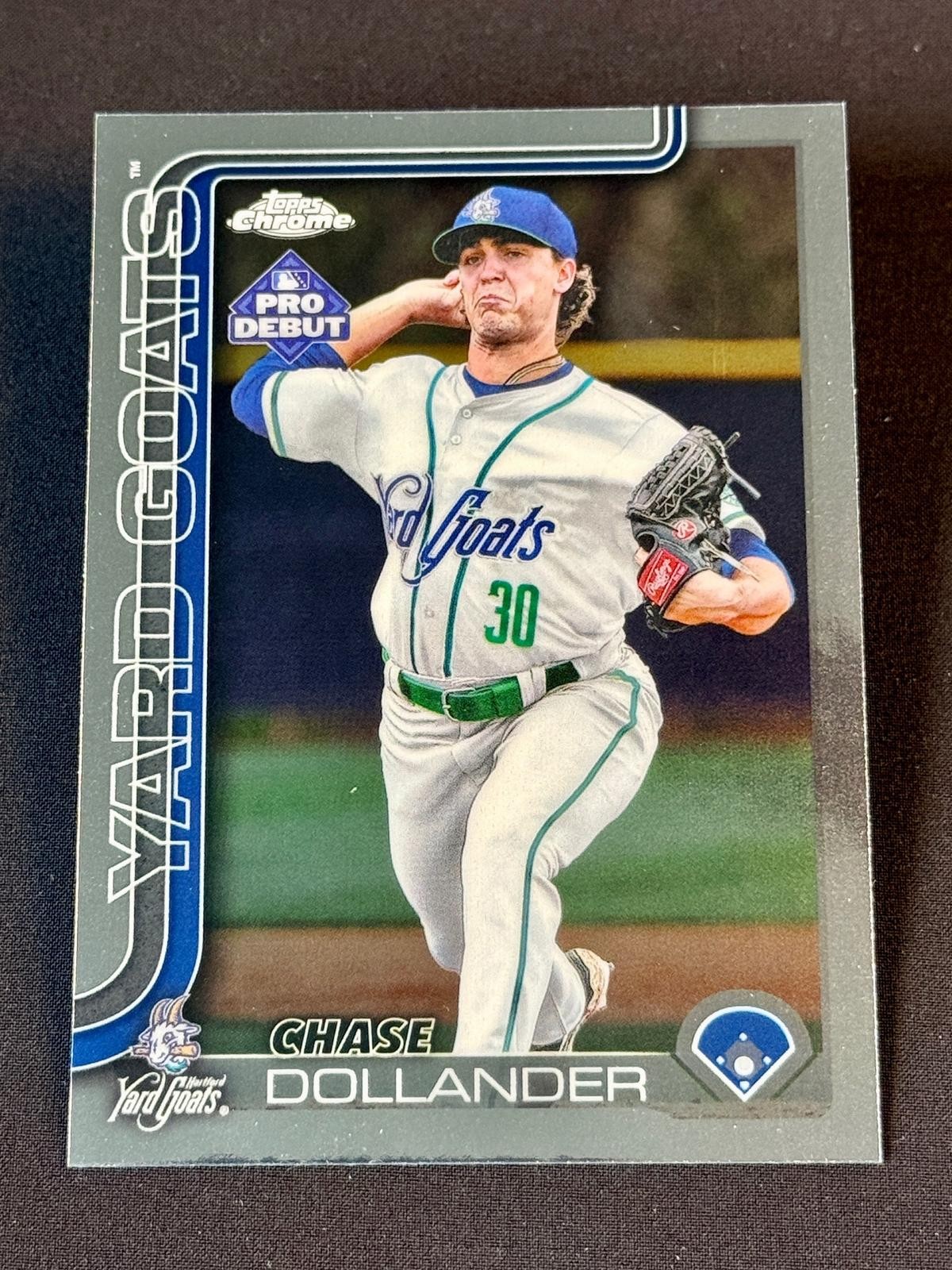 2025 Topps Pro Debut Chrome Chase Dollander #PDC-50 Yard Goats Rockies
