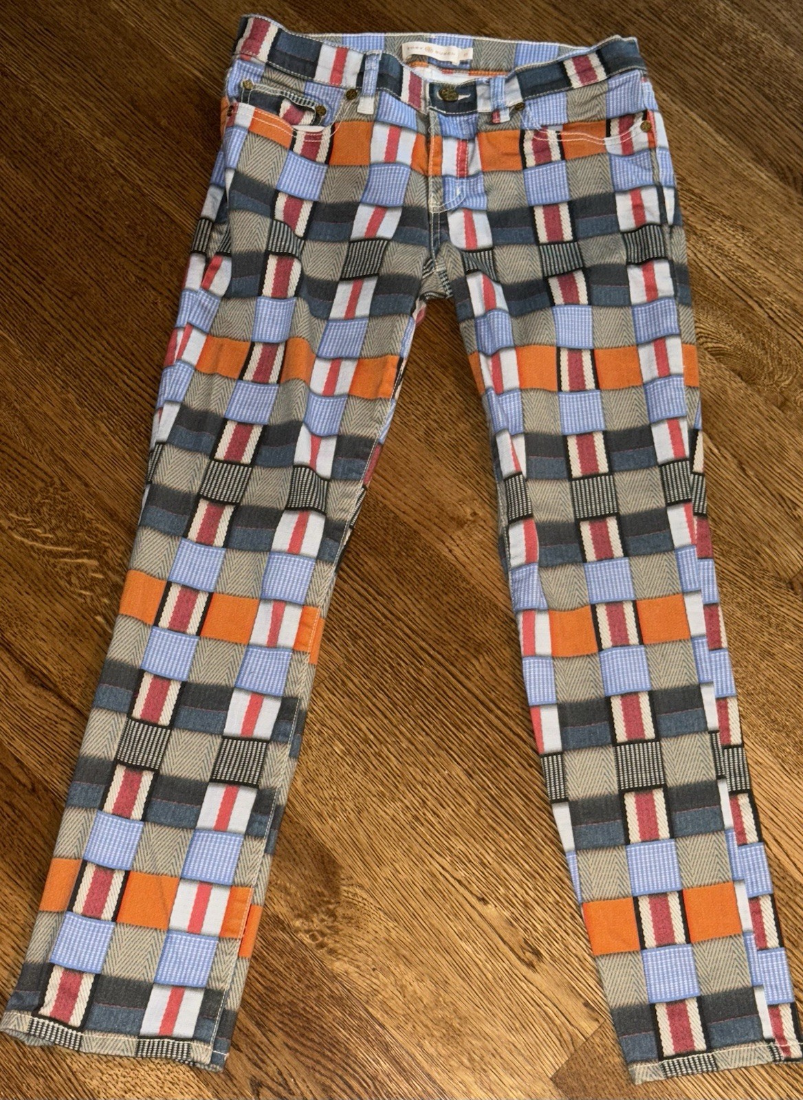 Tory Burch-Runway Collection-Patchwork Cropped St… - image 1