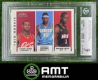 2003-04 Fleer Tradition #300 LeBron James Carmelo Anthony Dwyane Wade RC BGS 9