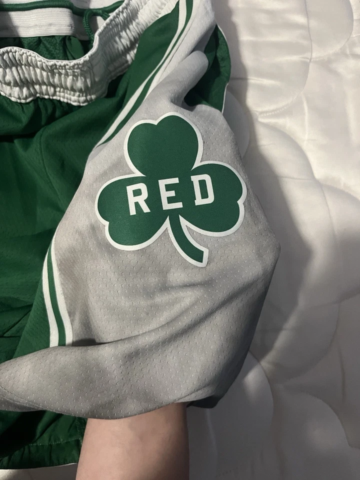 2022 Boston Celtics City Edition Game Shorts, Red Auerbach Edition - Image 4 of 4