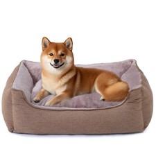 Rectangle Dog Bed for Large Size Dog with Removable Washable Cover Pet Bed wi...