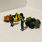 1986 GI JOE Tiger Force TIGER FISH Transport Vehicle Muskrat Delta Fox Figures