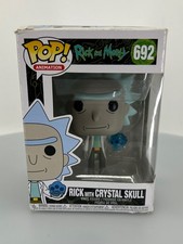 Funko POP! Animation Rick and Morty Rick with Crystal Skull #692 NOT MINT