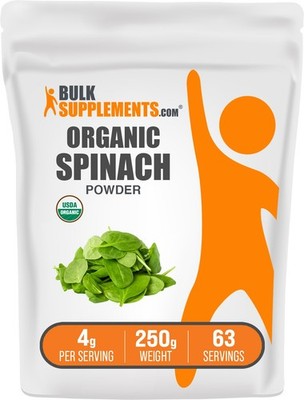 BulkSupplements Organic Spinach Powder - 4g per Serving