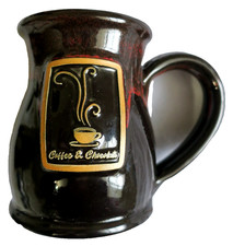 Deneen Pottery Made in USA Stoneware Coffee Chocolate Mug 14oz