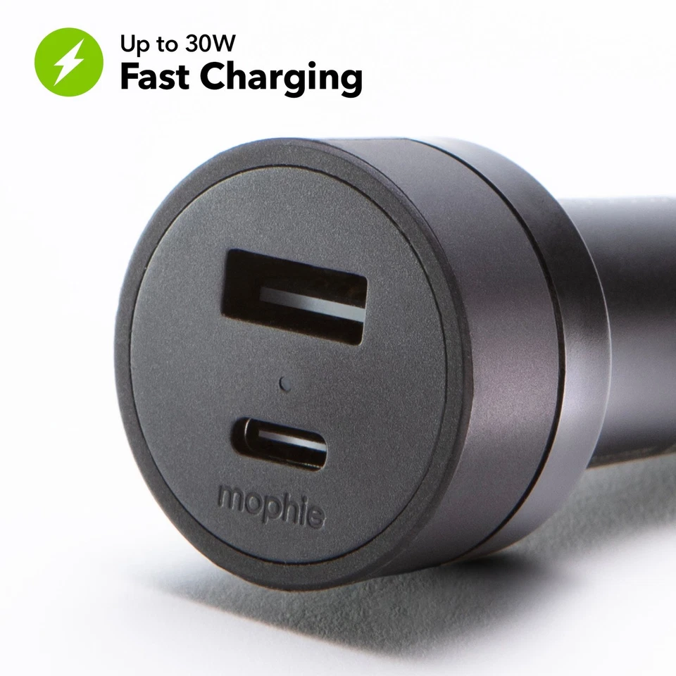 Mophie Car Charger USB-C USB-A 42W - Image 3 of 4