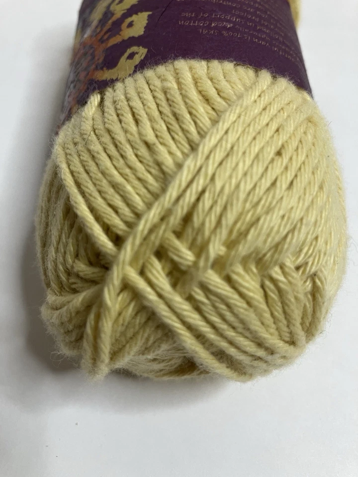 #3 Hilo Mirasol Samp'a-3 caléndula-120 yardas 100 % algodón orgánico teñido naturalmente Foto 4 de 4