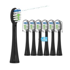 6 Pack Replacement Replacement Brush Heads for Waterpik Sonic Fusio... Fast Ship