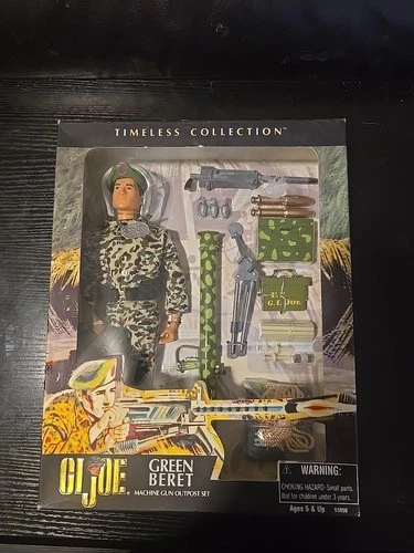 G I Joe Timeless Colection Green Beret, Machine Gun Outpost Set (53050)