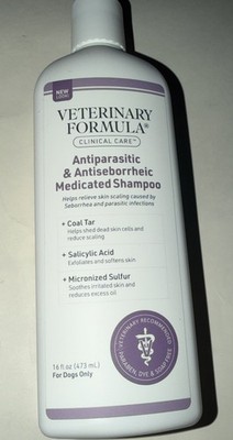 Veterinary Formula Antiparasitic & Antiseborrheic Medicated Shampoo For Dog (124