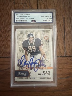 2016 Panini Classics - Legends Dan Hampton #180 /99 PSA authentic Auto