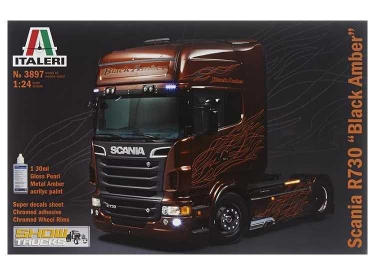 Italeri 3897 1/24 Scania R730 Black Amber