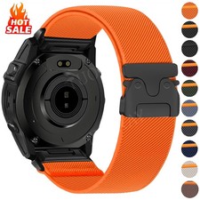 For Garmin Watch Fenix 8 E 6 6X 7X 7 Pro 5 5X 5S Quickfit Sport Nylon Strap Band
