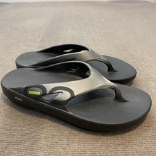 Oofos OOriginal Thong Sandals Shoes Mens Size 13 Black Recovery Flip Flop