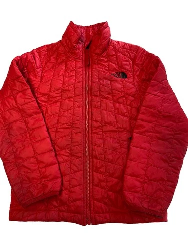 Youths THE NORTH FACE Red Thermoball ECO Lightweight Jacket Sz S(7/8)