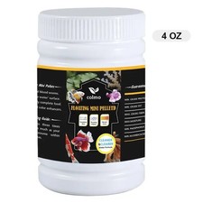 4 OZ Betta Fish Food Floating Mini Pellets Contain Real Blood Worms for Betta's