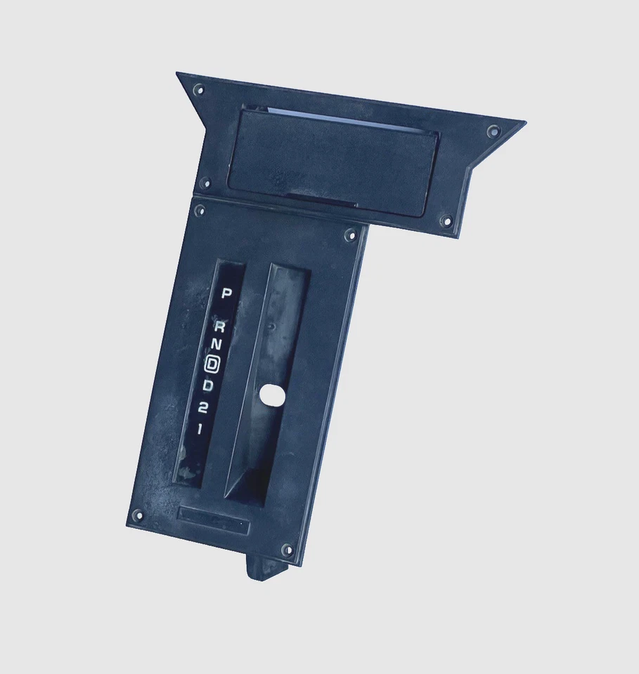 Placa de ajuste indicador de palanca de cambios consola central Chevy Camaro 1982-1992 negra OEM Foto 3 de 4