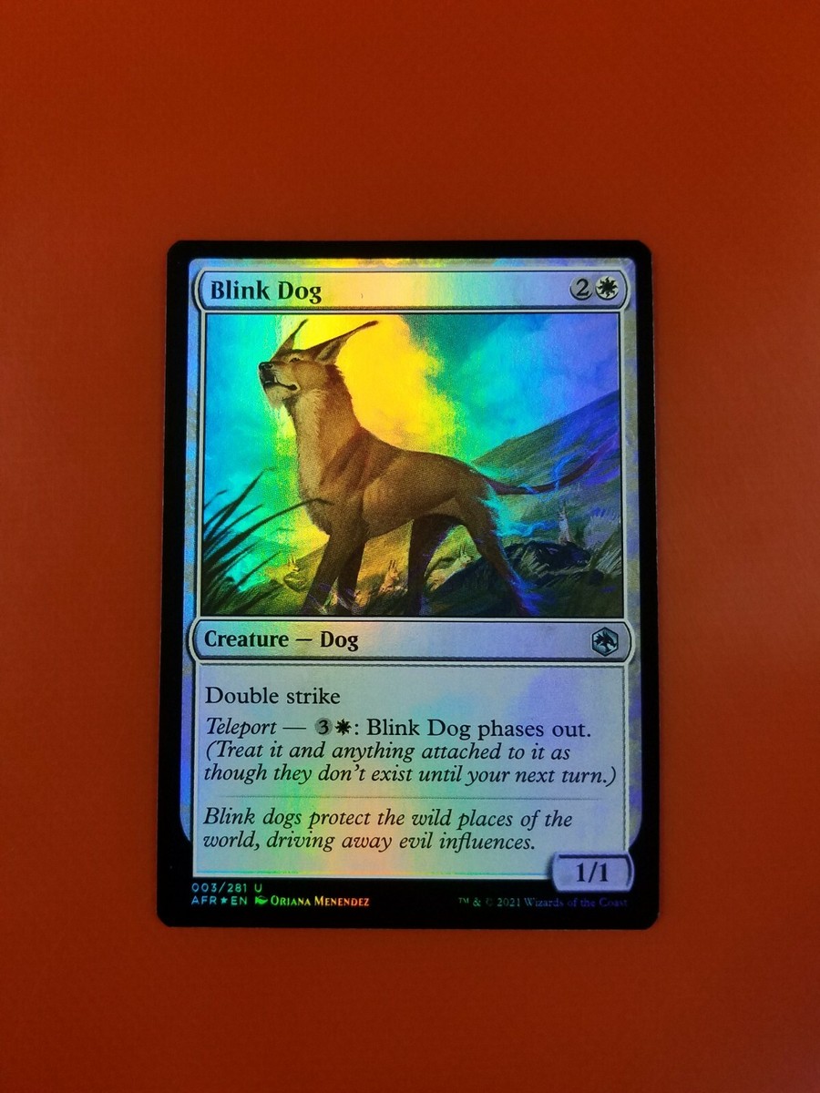 1x Blink Dog | FOIL | Forgotten Realms | MTG Magic Cards | eBay