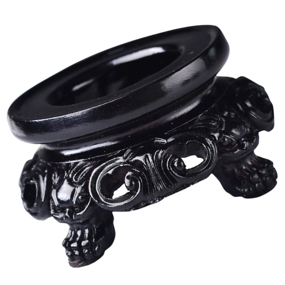 Tumbler Display Turner Crystal Ball Base Small Decor for Desktop