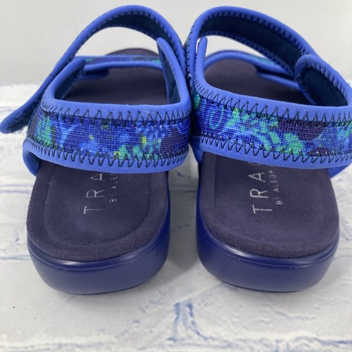 TRAQ by Alegria Womens Size 37 Backstrap Sport Sandals Sparq Baby Bloomer Blue - Picture 8 of 15