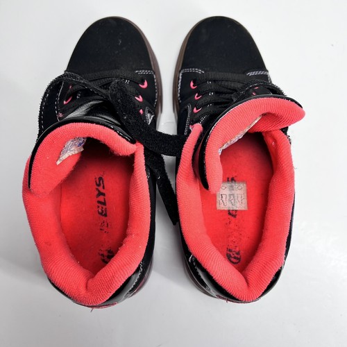 Heelys Vopel X2 Black Skate Sneakers Shoes With Wheels Youth Sz 4 - Picture 11 of 11