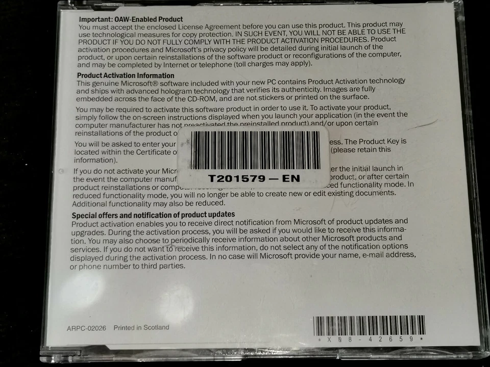Microsoft Works Suite 2002. ver.6.0 English.CD With Product Key. - Image 4 of 4