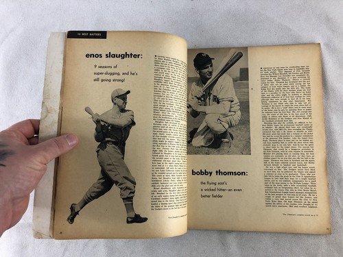 Baseball Stars Magazin von Dell für 1950, Williams, Dimaggio, Robinson - Bild 13 von 23