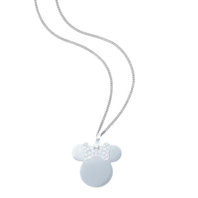 SO COSI Collier Anhänger + Kette Disney Minnie 40-55 cm mit Steine NSW-WDM002