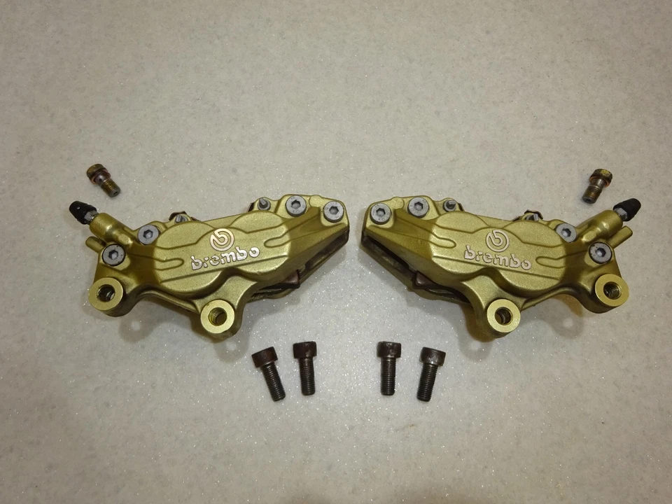 PINZAS DE FRENO DUCATI 996 998 OEM BREMBO PASTILLAS PERNOS 996 998 748 MONSTER S4 R 749 Foto 2 de 2