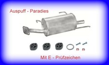 Endschalldämpfer Auspuff für Nissan Almera I 1.4 & 1.6 STUFENHECK Typ N15 + Kit