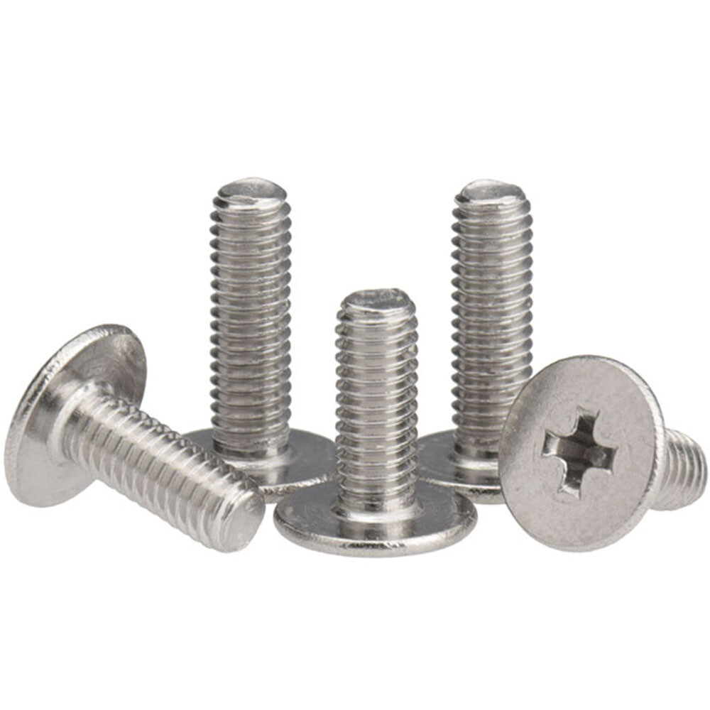 M3 Stainless Steel CM Phillips Ultra Thin Flat Wafer Head Machine Screws Bolts