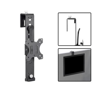 mount height adjustable tv monitor flat cubicle screen rotate tilt