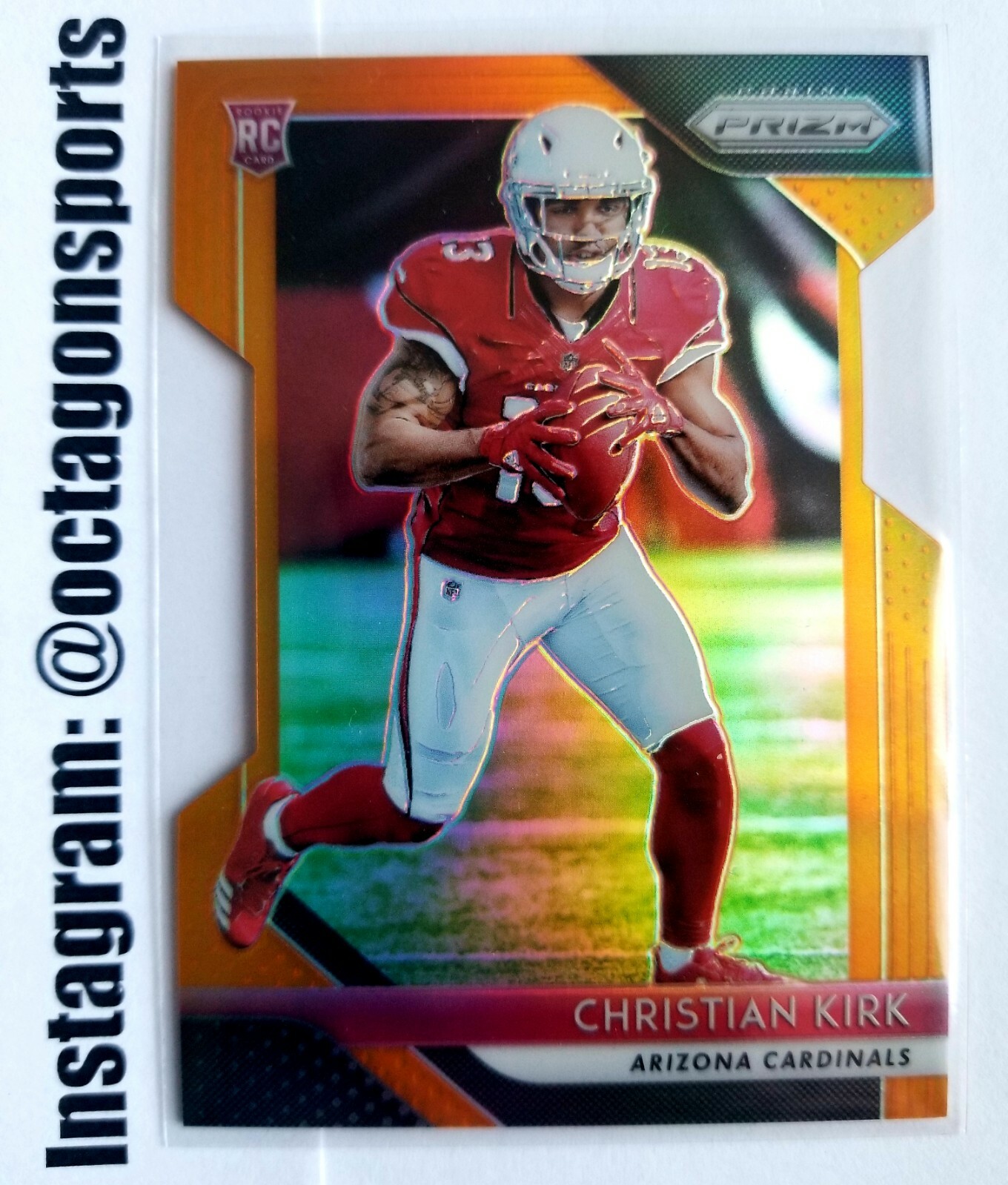 2018 PANINI PRIZM ORANGE CHRISTIAN KIRK RC! 13/249! 1/1! JERSEY NUMBER!
