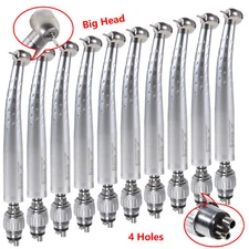 1-10 Dental High Speed Handpiece Large Head +4H Quick Coupler Coupling Swivel GD