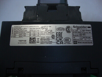 Schneider Electric Leistungsschütz LC1D, 4-polig, 40A, 230V