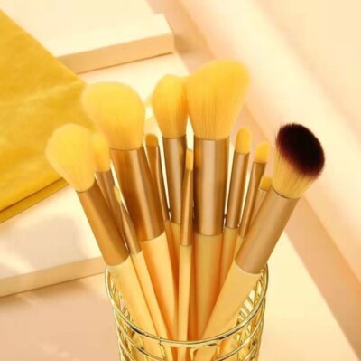 13 Stück Soft Tip Professional Lidschatten & Foundation Blending Make-up Pinsel Set